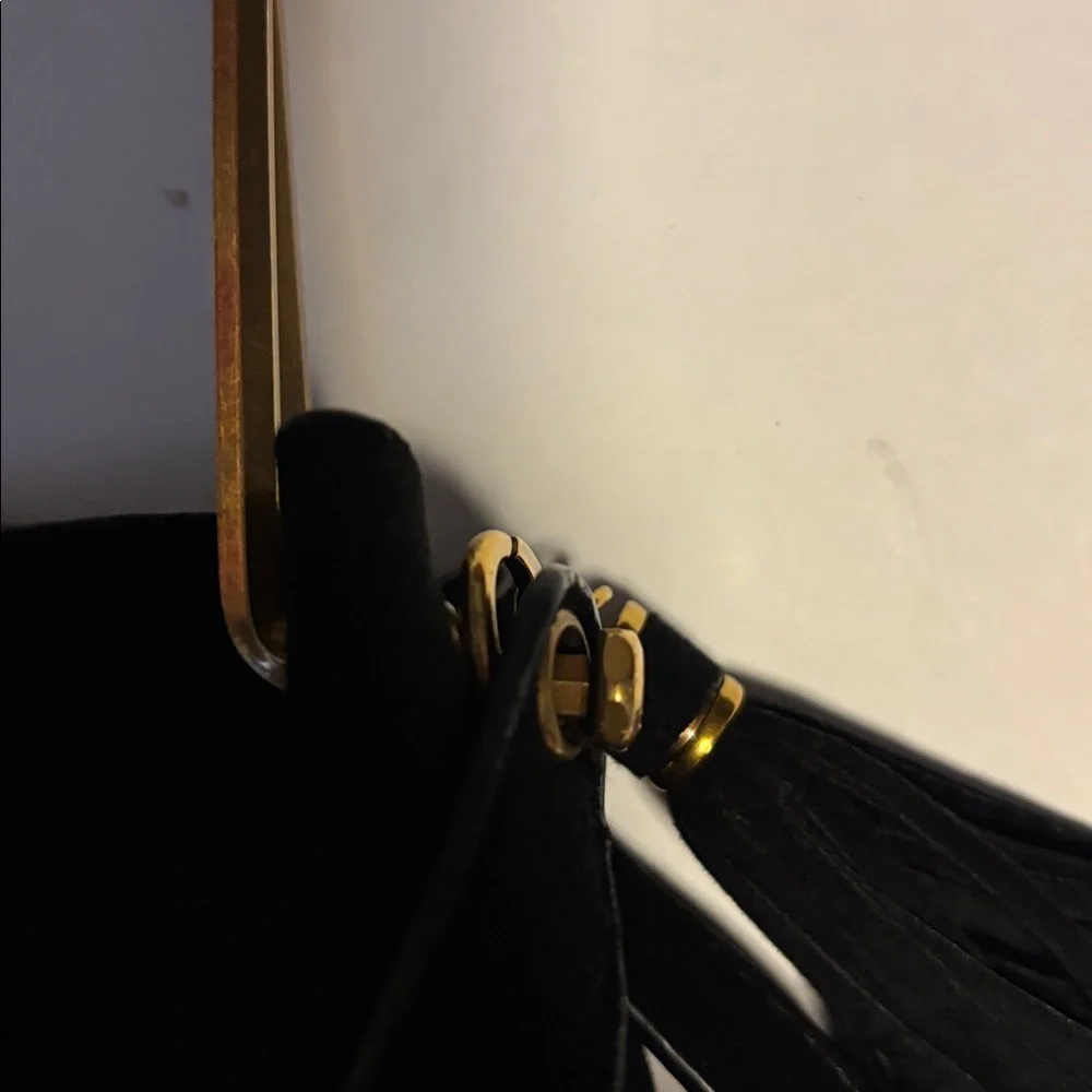 House of Harlow 1960 black faux